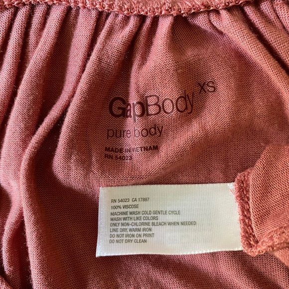 Gap body sz XS sleeveless V-neck plunge razor back tank top shirt - Picture 7 of 7